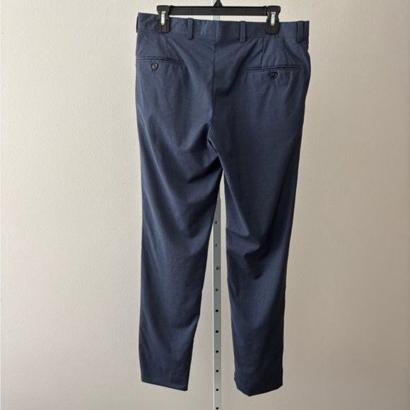 Ted Baker Pants Wool  32R X 33 Jerome Flat Front Preppy Quiet Luxury Old Money - Picture 4 of 12